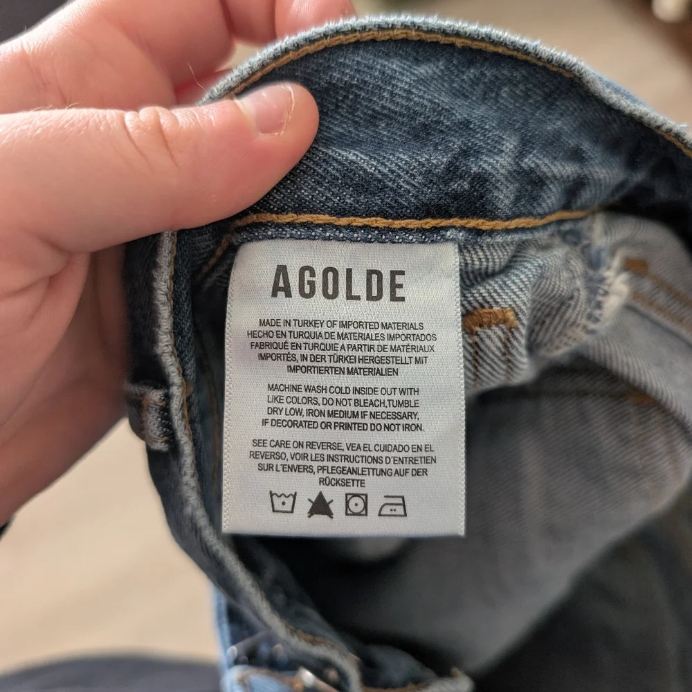 Agolde Vintage Blue Carpenter Jeans